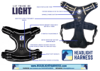 Headlight Harness XL- Blue