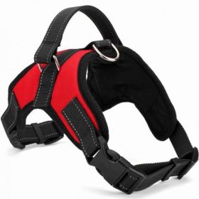 Dog Chest Strap Traction Rope Explosion proof Flushing Dog Chest Strap (colour: Star Spangled Banner, Specifications (length * width): L)