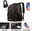 Extra Large RFID-Safe Travel Black Backpack Unisex TSA Friendly