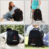 Extra Large RFID-Safe Travel Black Backpack Unisex TSA Friendly